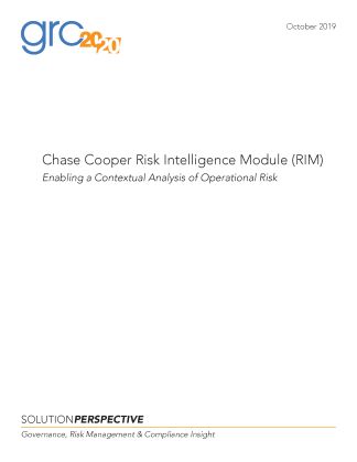 Chase Cooper Risk Intelligence Module (RIM)