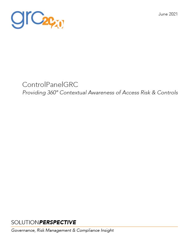 ControlPanelGRC: Providing 360° Contextual Awareness of Access Risk & Controls