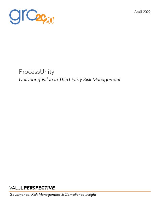 ProcessUnity: Delivering Value in Third-Party Risk Management