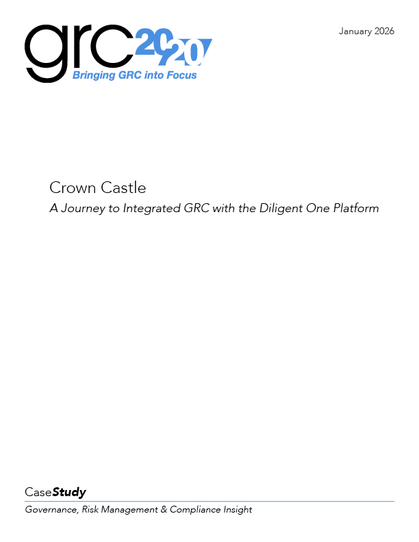 Crown Castle: A Journey to Integrated GRC with the Diligent One Platform