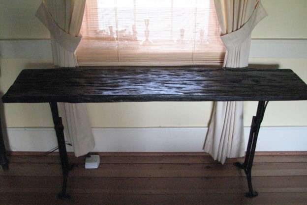 Rustic-Bench-Adjustable-Metal-Legs
