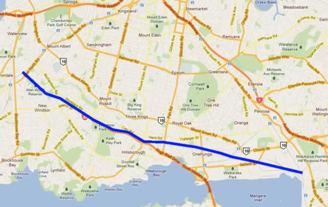 The Avondale-Mt Roskill Spur - Greater Auckland