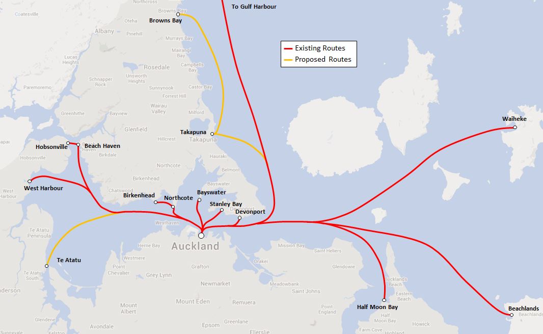 The opportunities for ferries Greater Auckland