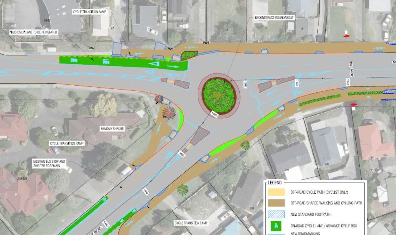 Northcote Rd Maps Northcote Cycling Outcome - Greater Auckland