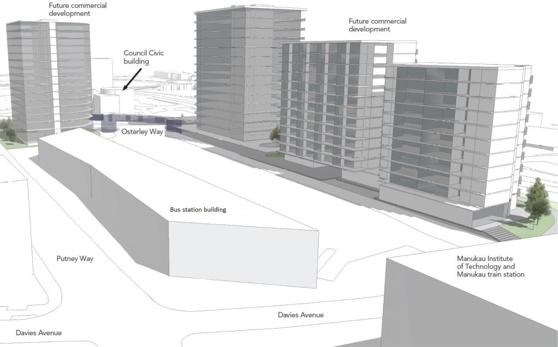 Manukau Bus Interchange Greater Auckland