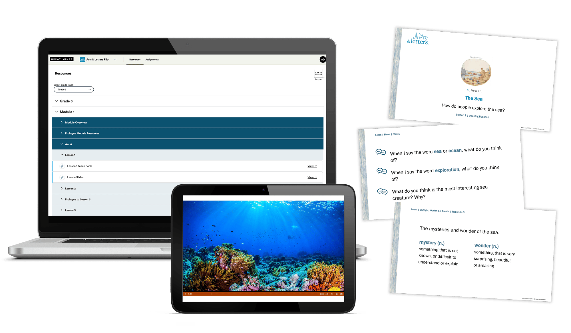 Arts Letters Program - Colorful Backgrounds - Premium Retina Collection