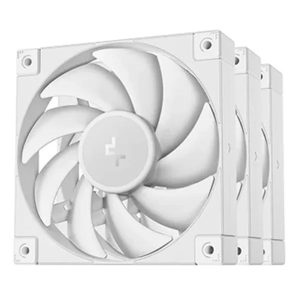 Deepcool FD12 120mm 3 in 1 PC Case Fans – White