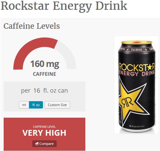 Rockstar caffeine