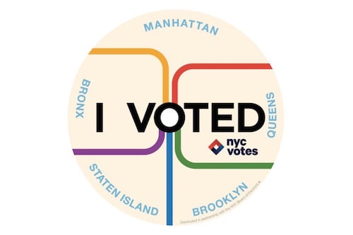 Get Your "I Voted" Sticker September 12th! via DNAinfo