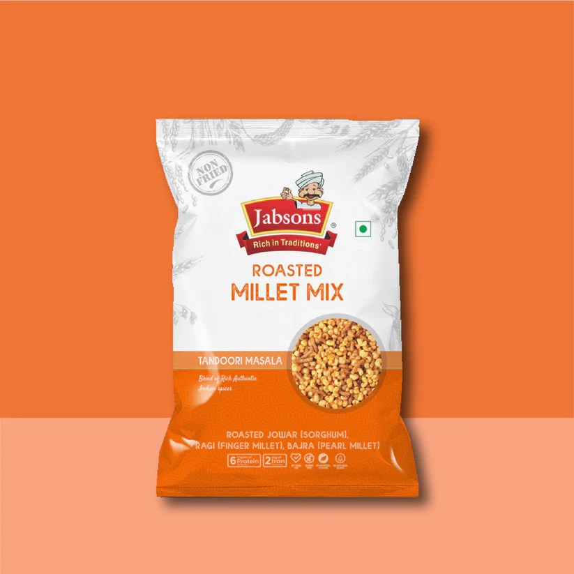 Jabsons Roasted Namkeen Millet Mix 140g