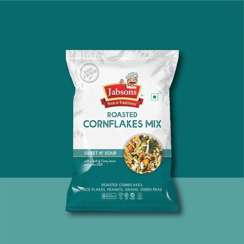 Jabsons Roasted Namkeen Cornflakes Mix 200g