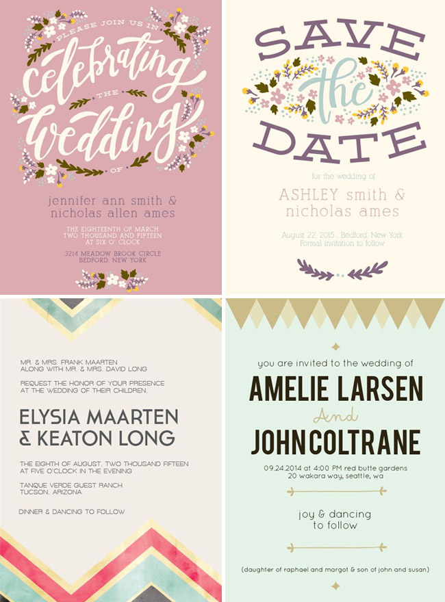 Basic Invite Wedding Invitations
