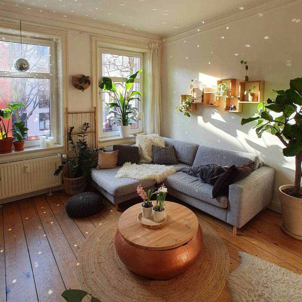 disco ball living room