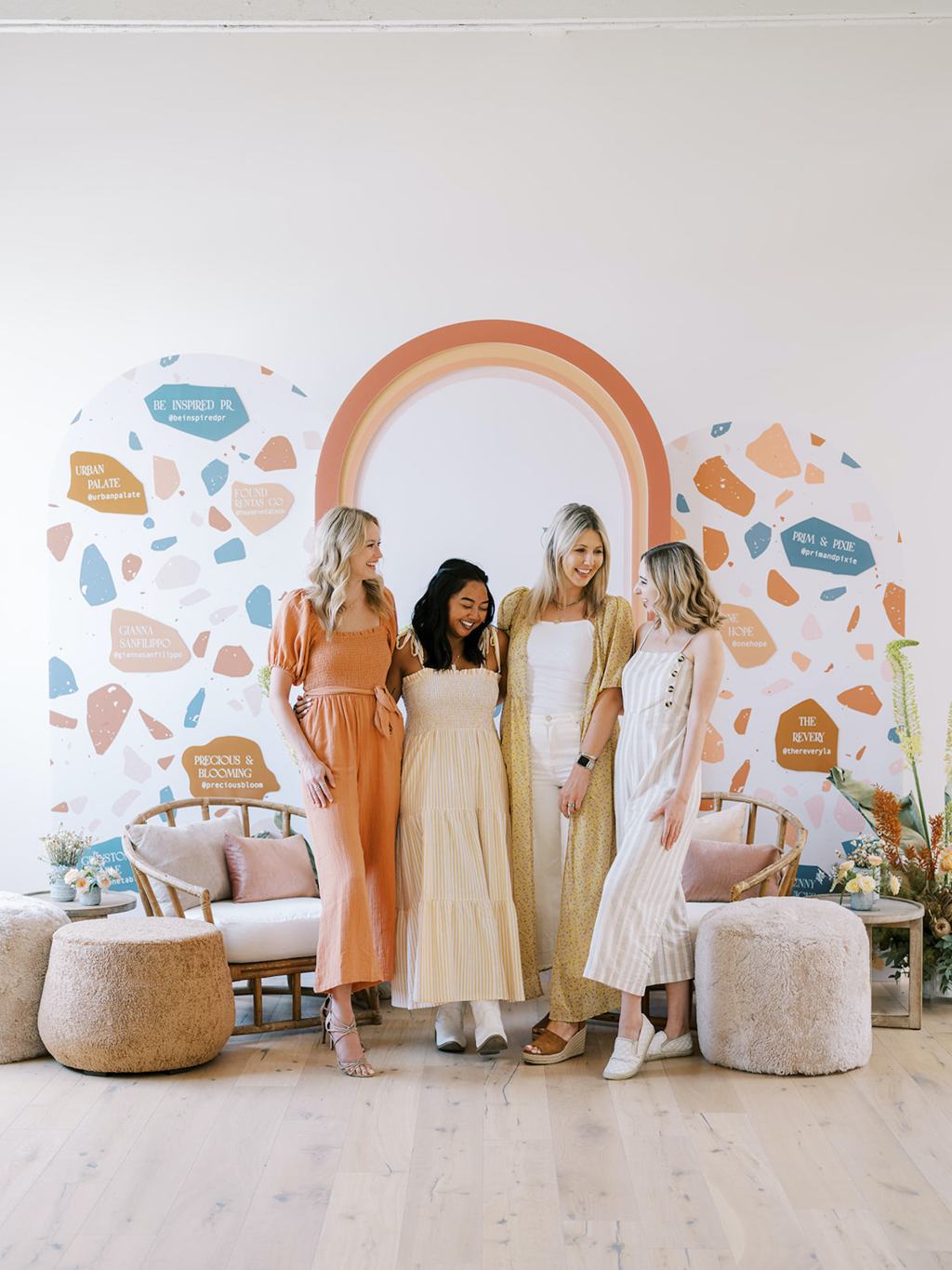 terrazzo party ideas
