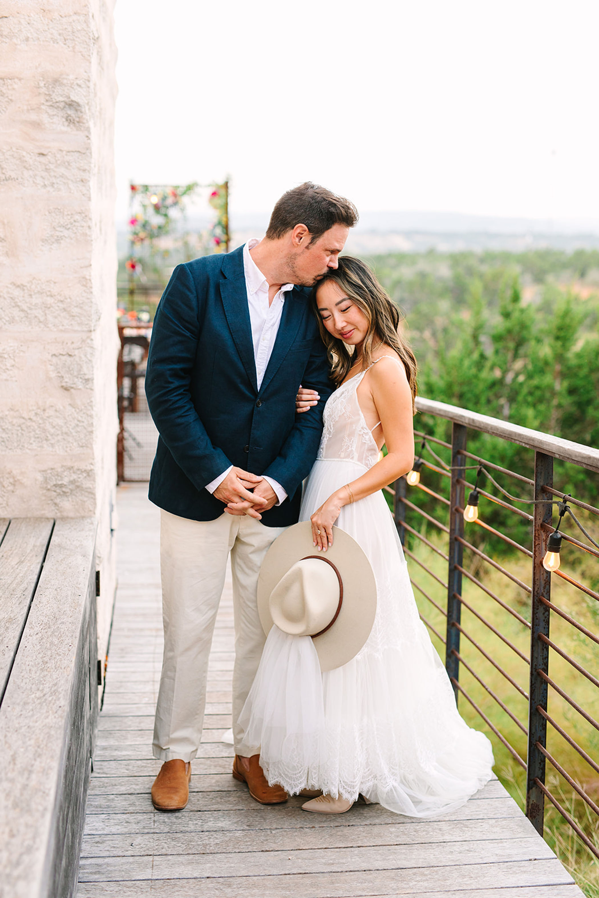 portrait of bride and groom