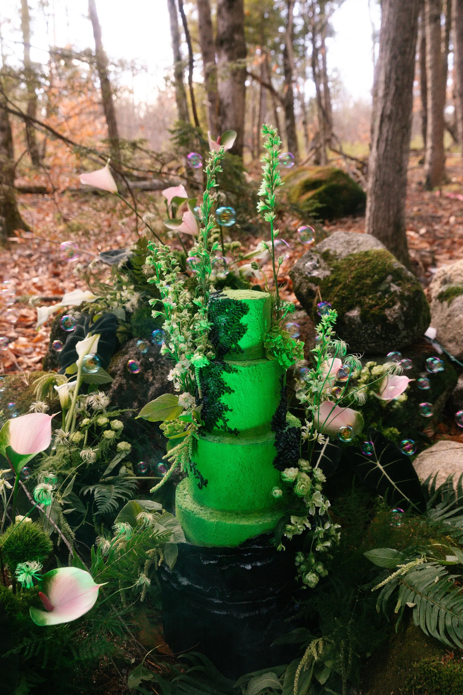 Elphaba-inspired cake