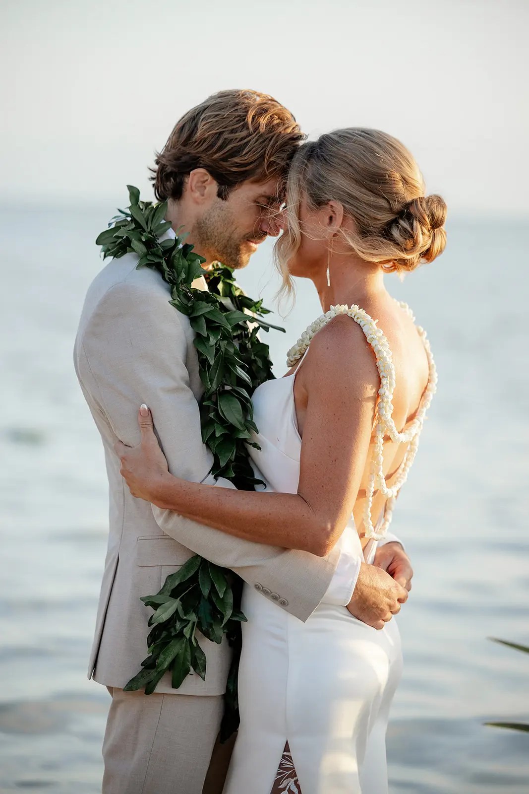bride and groom portrait