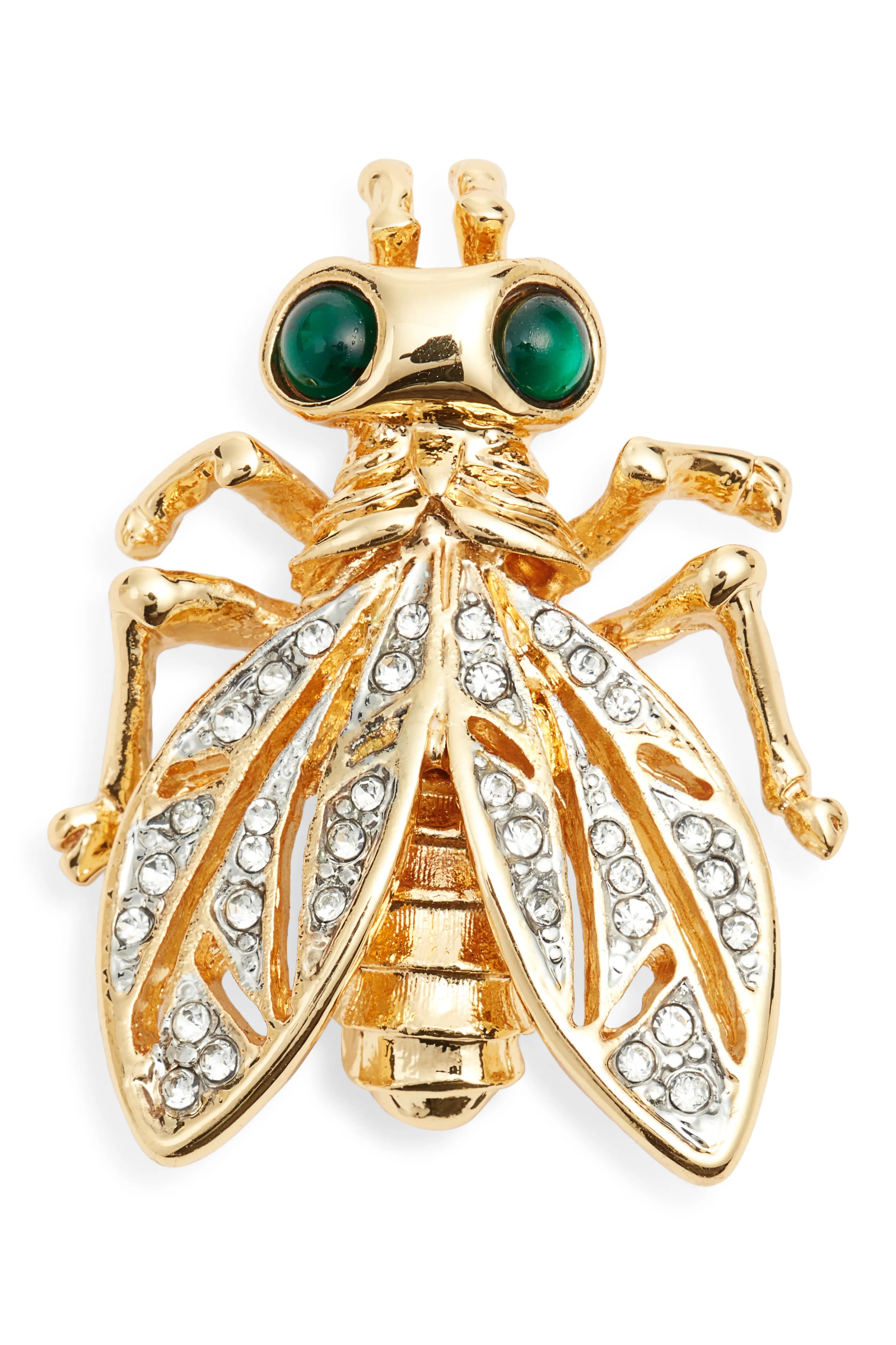 Crystal Bee Brooch