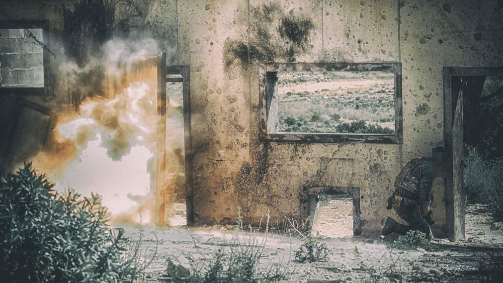 The Green Zone urban combat and breaching training in a ruined building