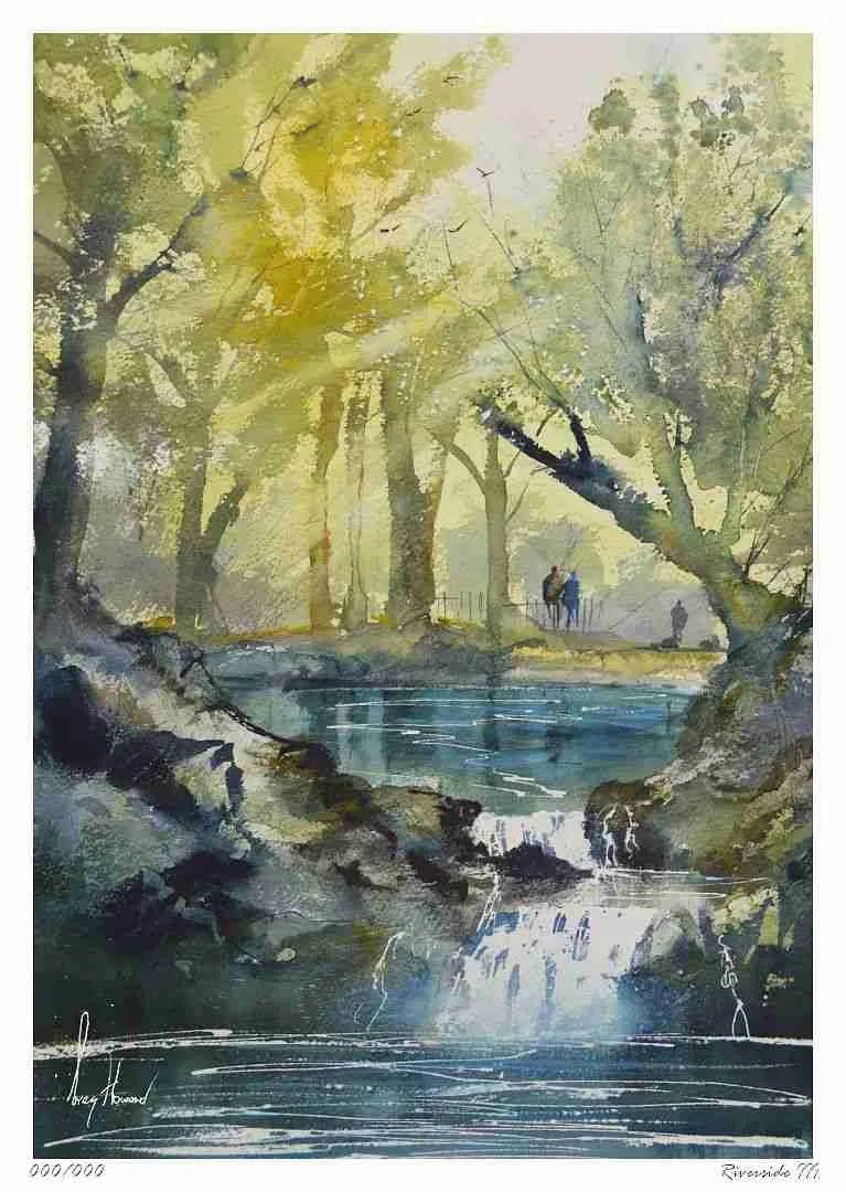 Riverside III - Original Watercolour Painting