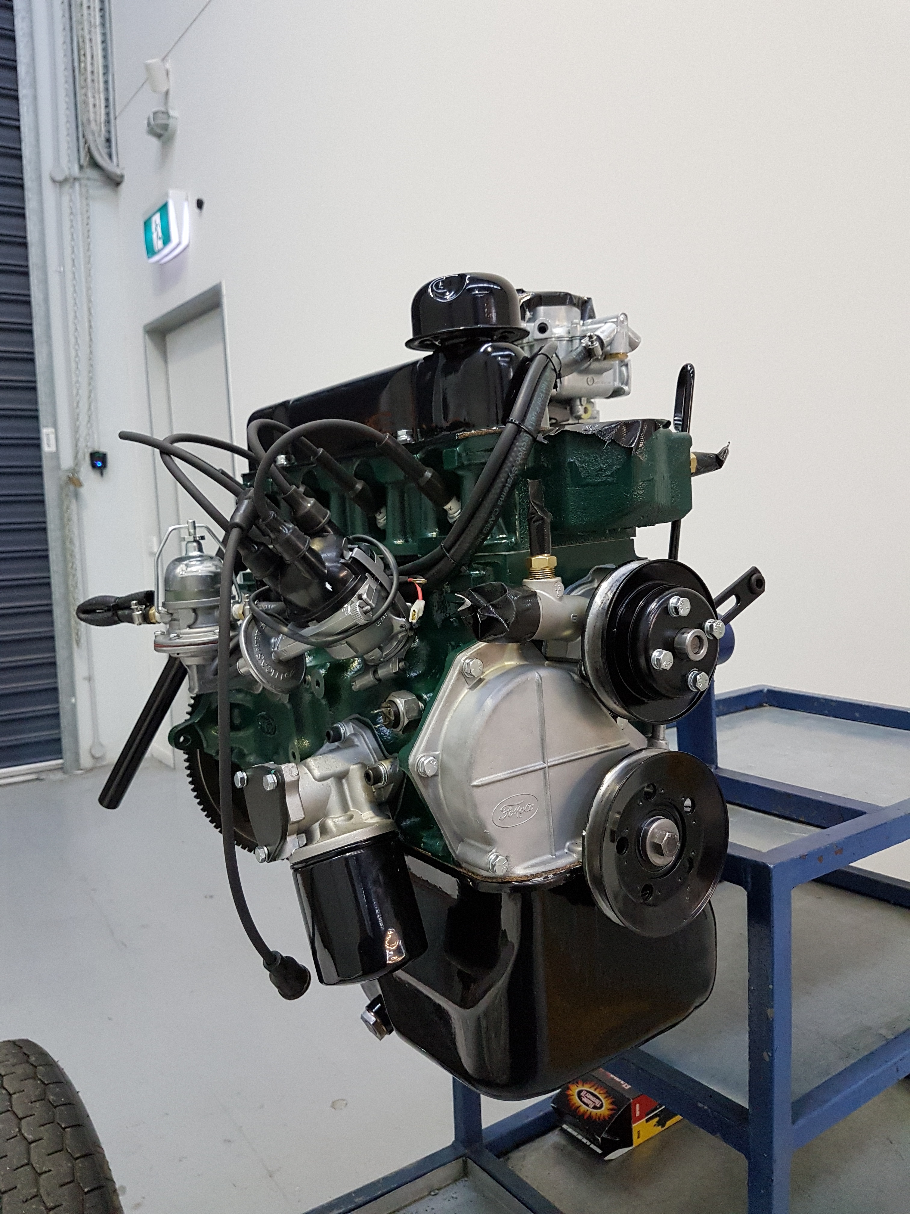 Oil filter has been changed to a higher pressure unit