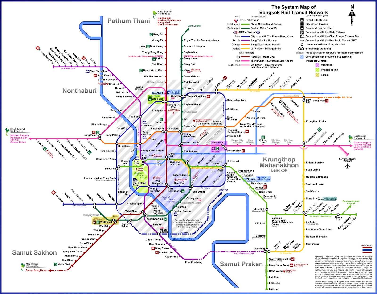Finally A Mostly Accurate Map Of Bangkok S Transit Future Greg To Transit Map 
