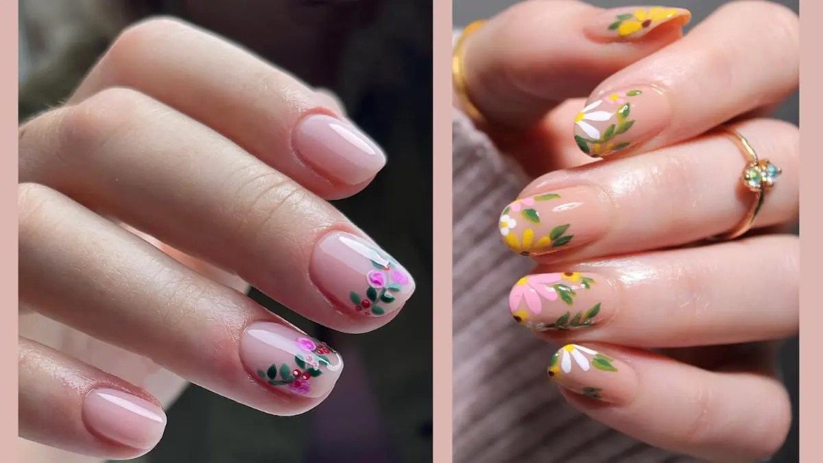 इस समर सीजन ट्राई करें ये 7 ट्रेंडी फ्लोरल स्प्रिंग नेल्स डिजाइन: Floral Nails Design