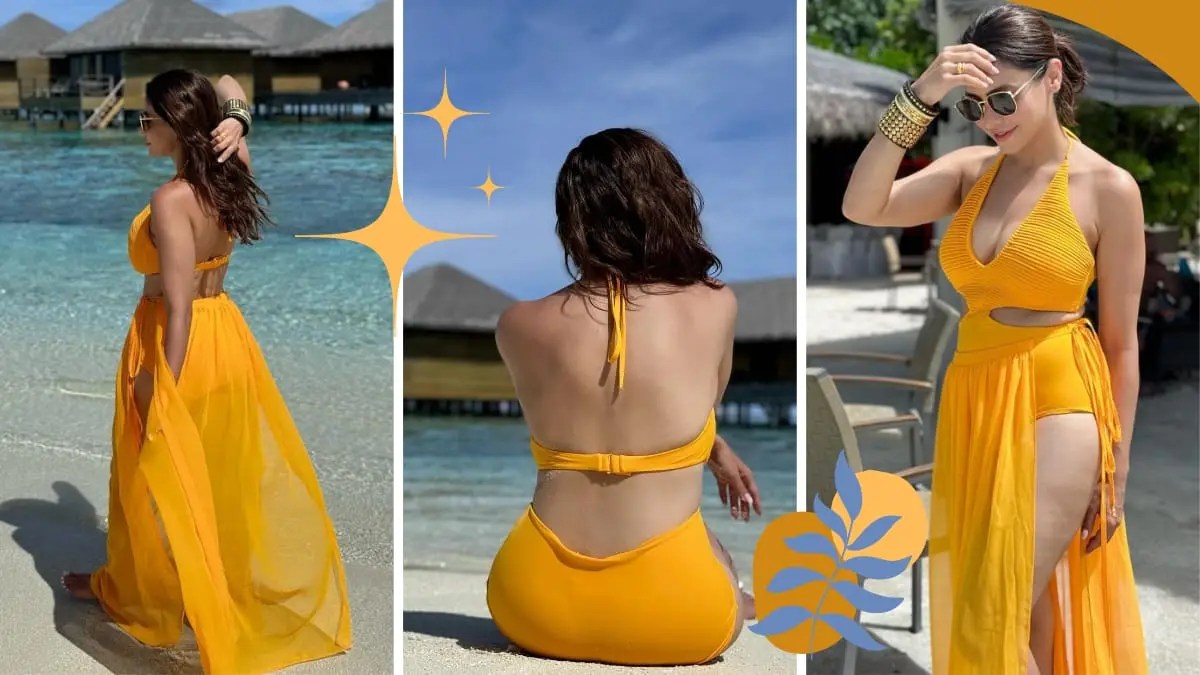 एक्ट्रेस आमना शरीफ के हॉट एंड सेक्सी बीच आउटफिट्स देख करें लुक रीक्रिएट: Aamna Sharif Beach Looks