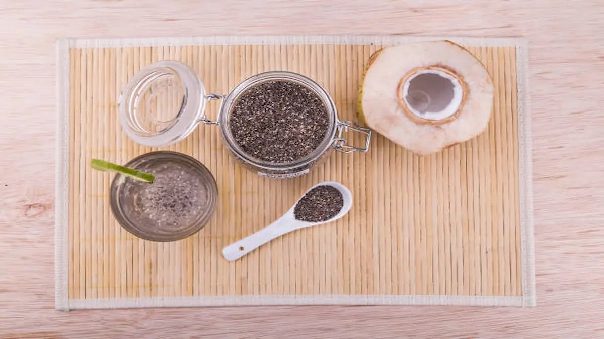 Coconut Water with Chia