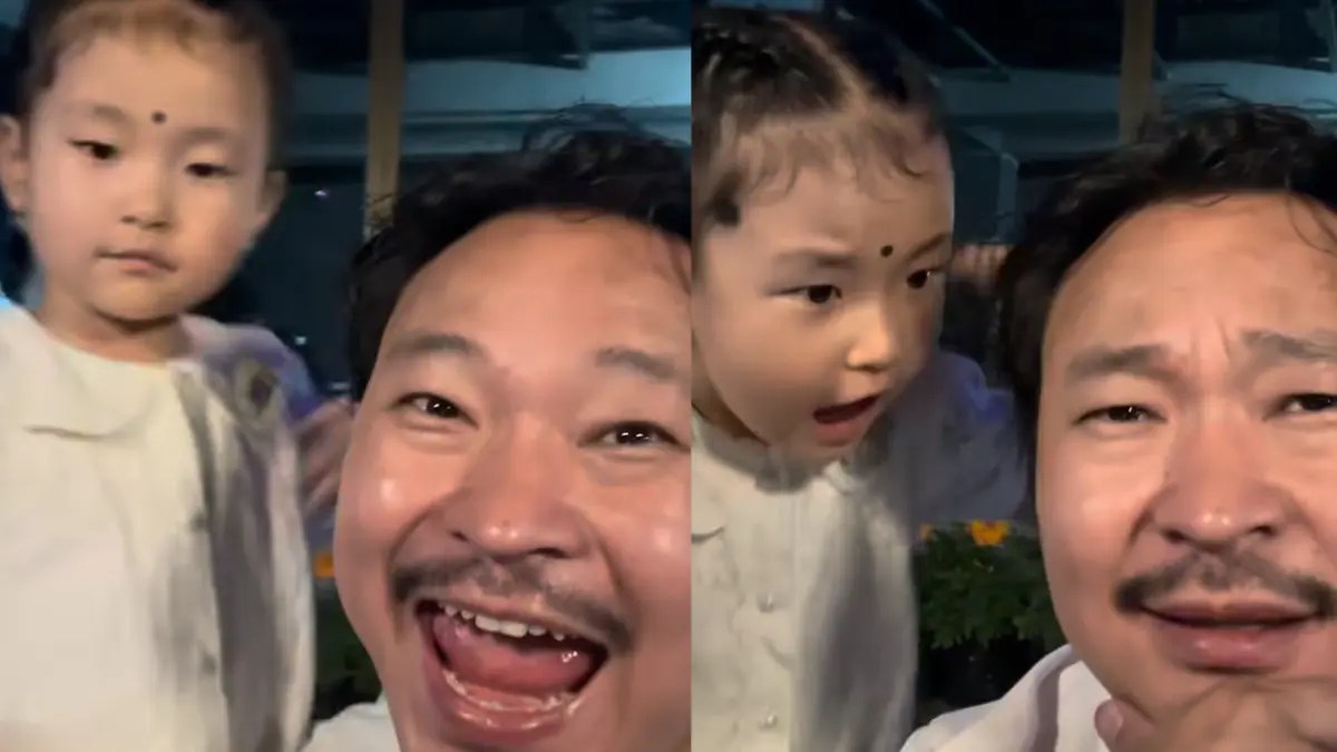 The video is going viral on social media