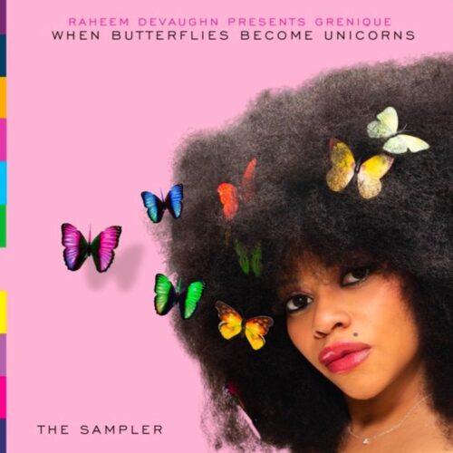 when butterflies become unicorns sampler album cover