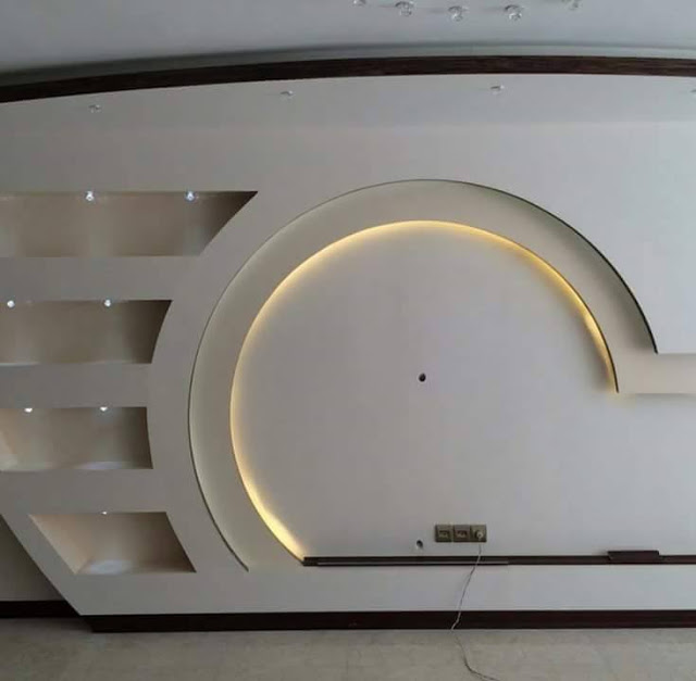 Gypsum Board TV and Wall Unit Design Works in Kampala Uganda