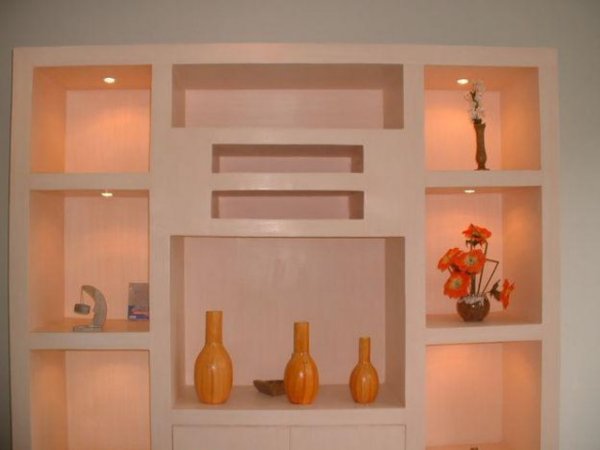 Gypsum Board TV and Wall Unit Design Works in Kampala Uganda