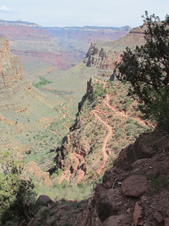 The Bright Angel Trail.