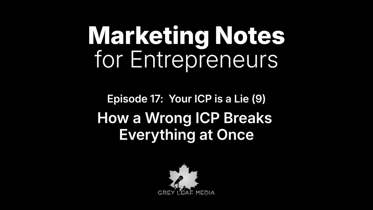 Episode 17: How a Wrong ICP Breaks Everything at Once: Why Your Marketing Fixes Keep Not Working