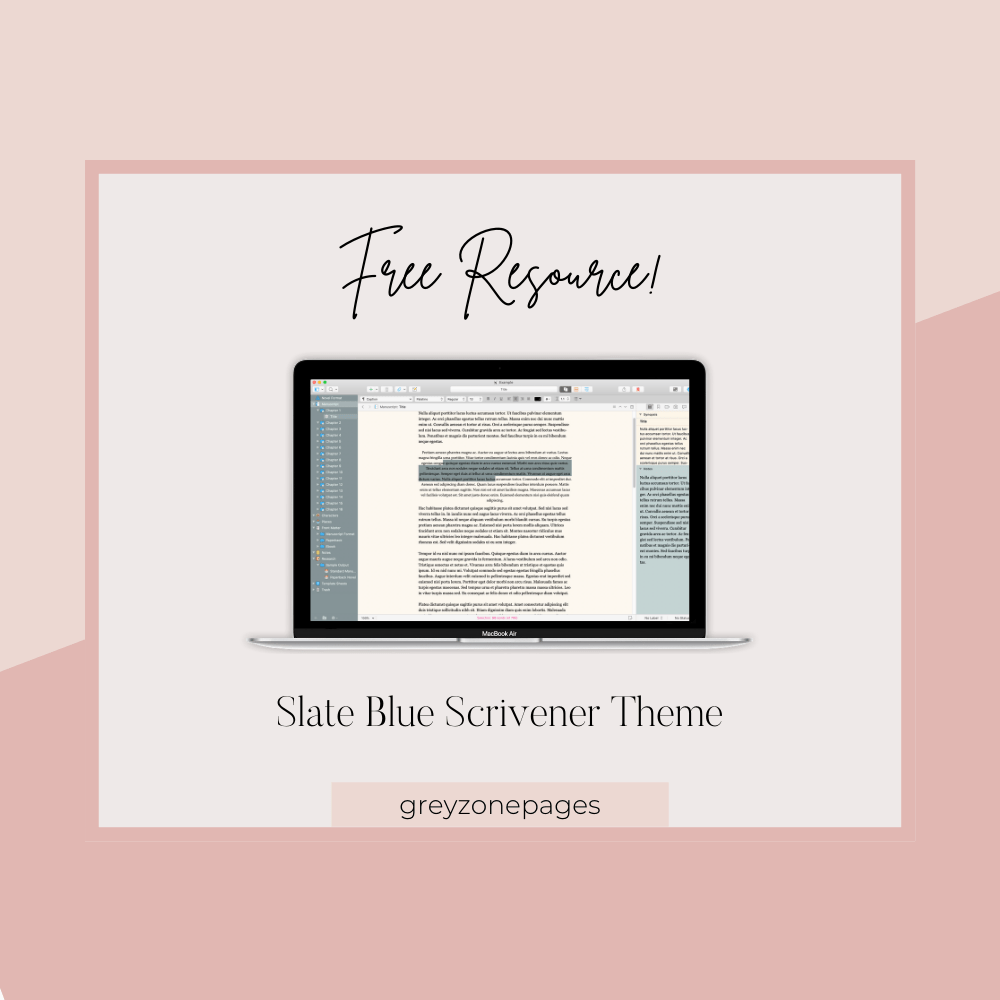 Slate Scrivener Theme – Free Resource