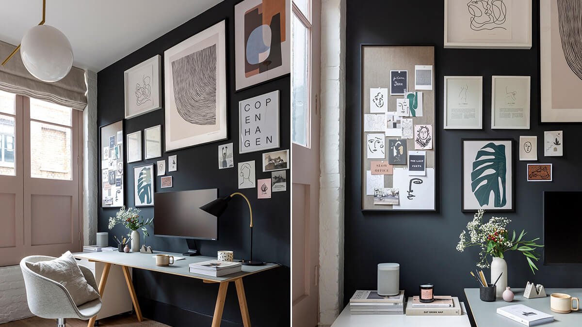 9 easy home office wall decor ideas
