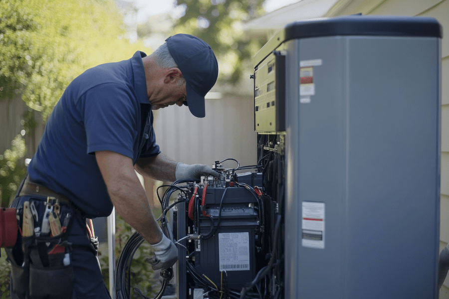 Whole House Backup Generator Installation