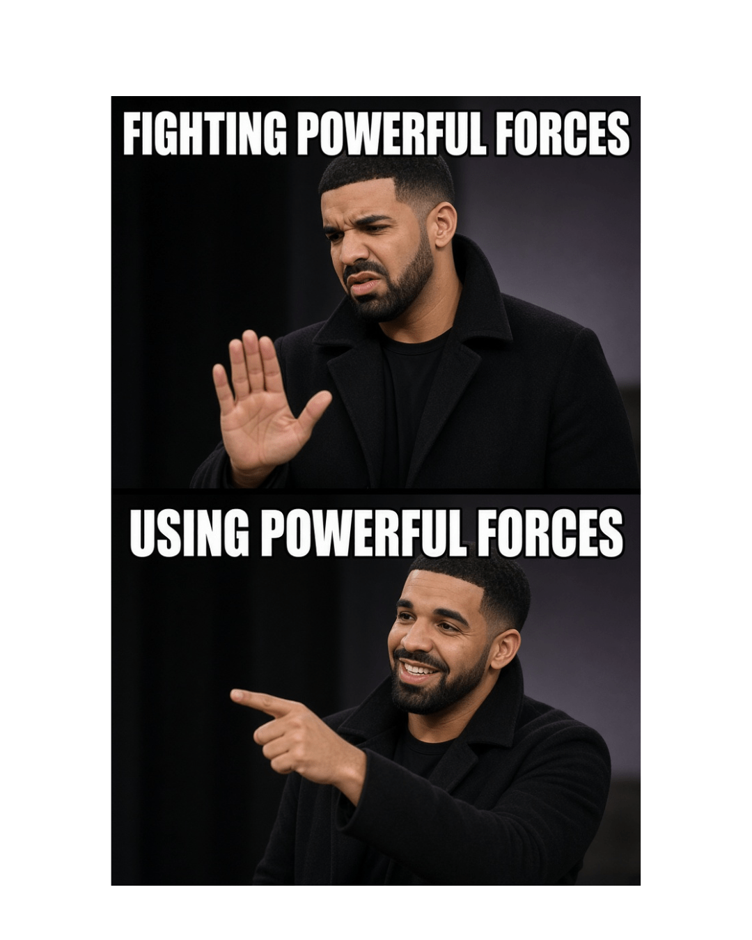 use powerful forces rather than fighting them.