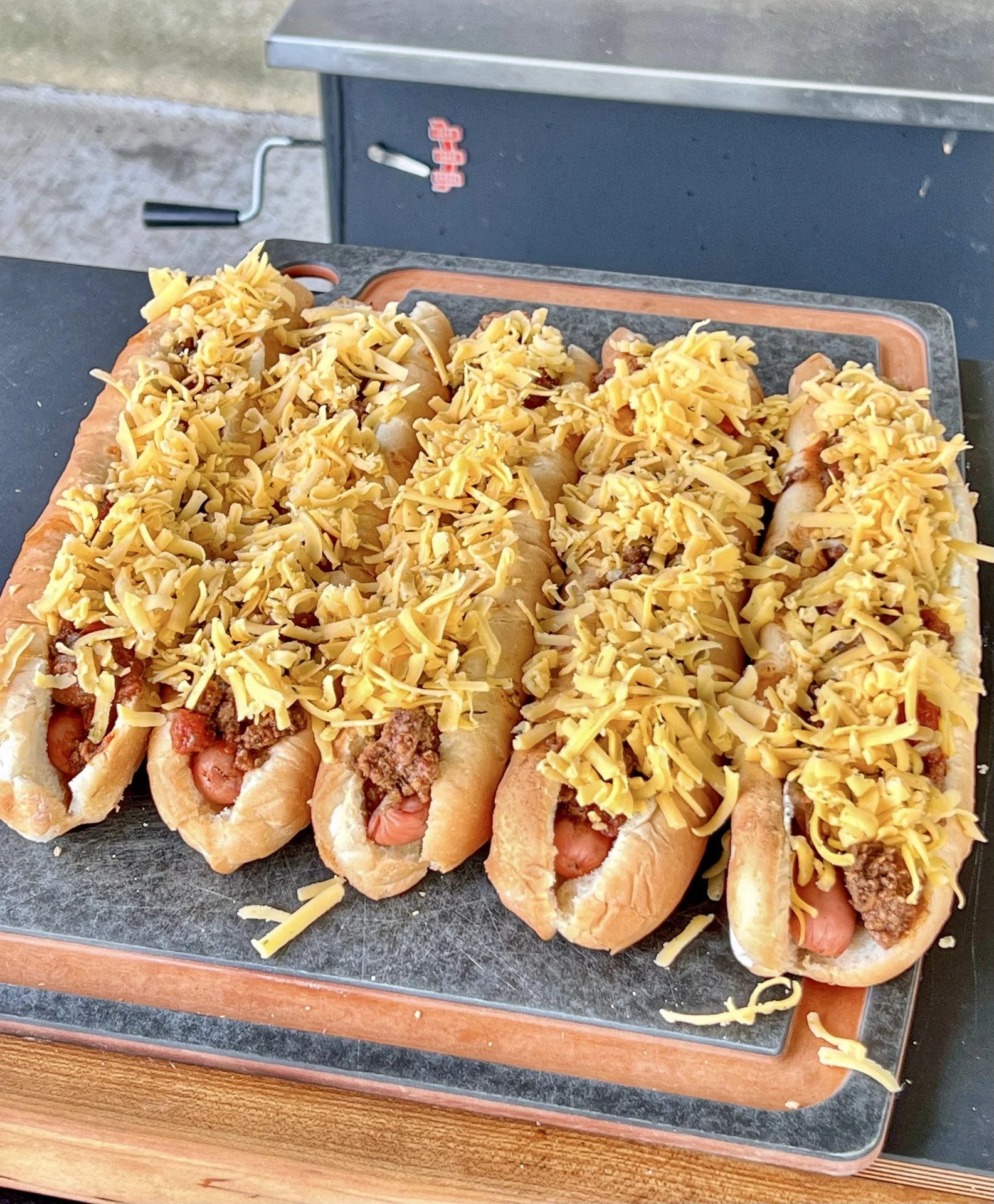 Footlong Bison Chili Dogs Grill Nation Recipes, Grills and Grilling