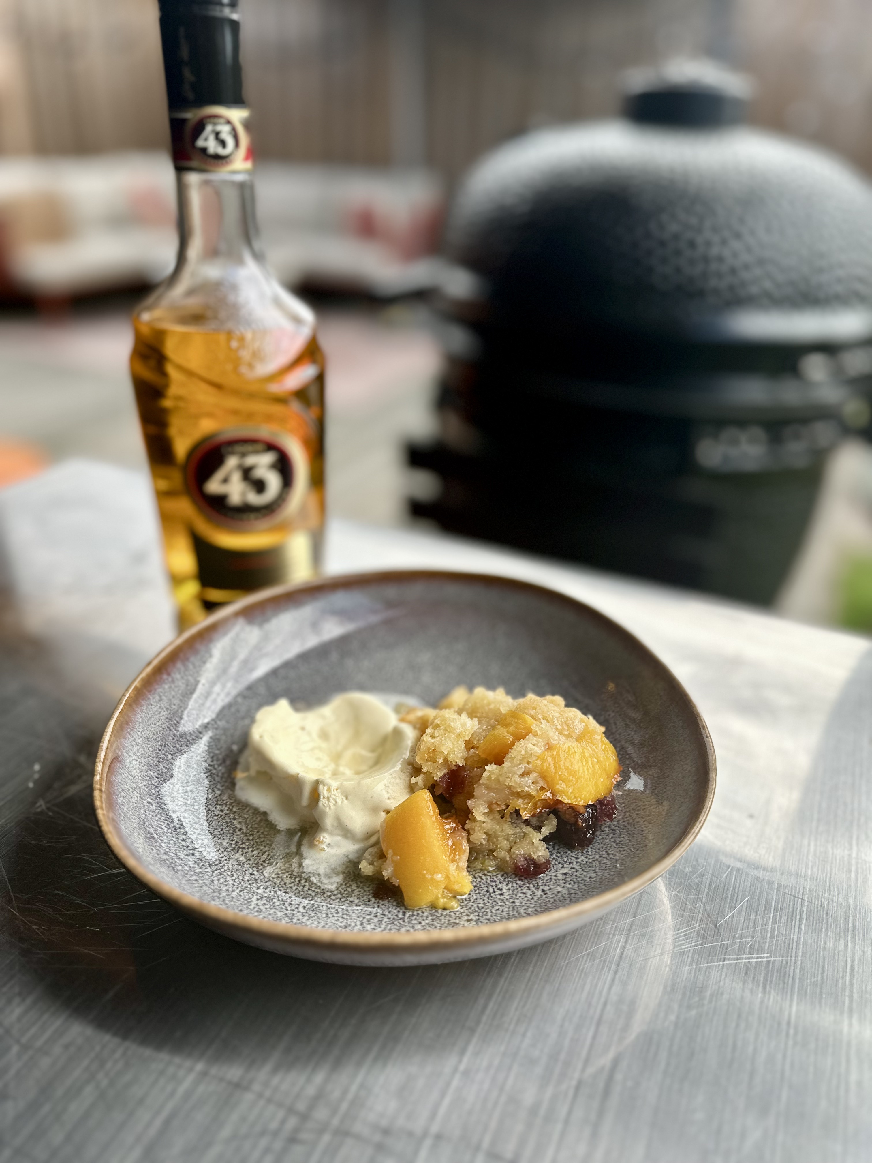Peach cobbler