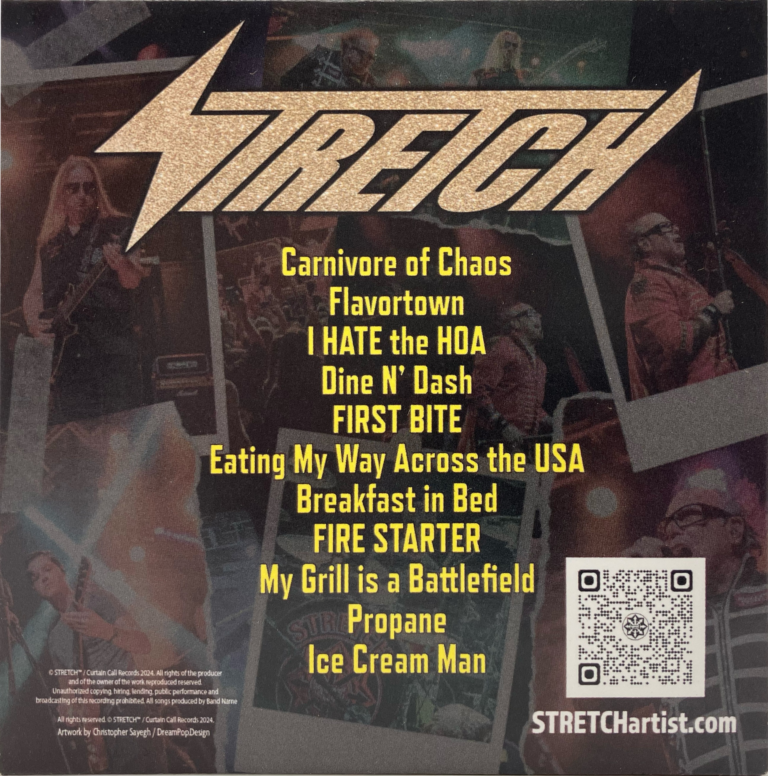 STRETCH - Carnivore of Chaos CD - Full Album - Grinders Pizza