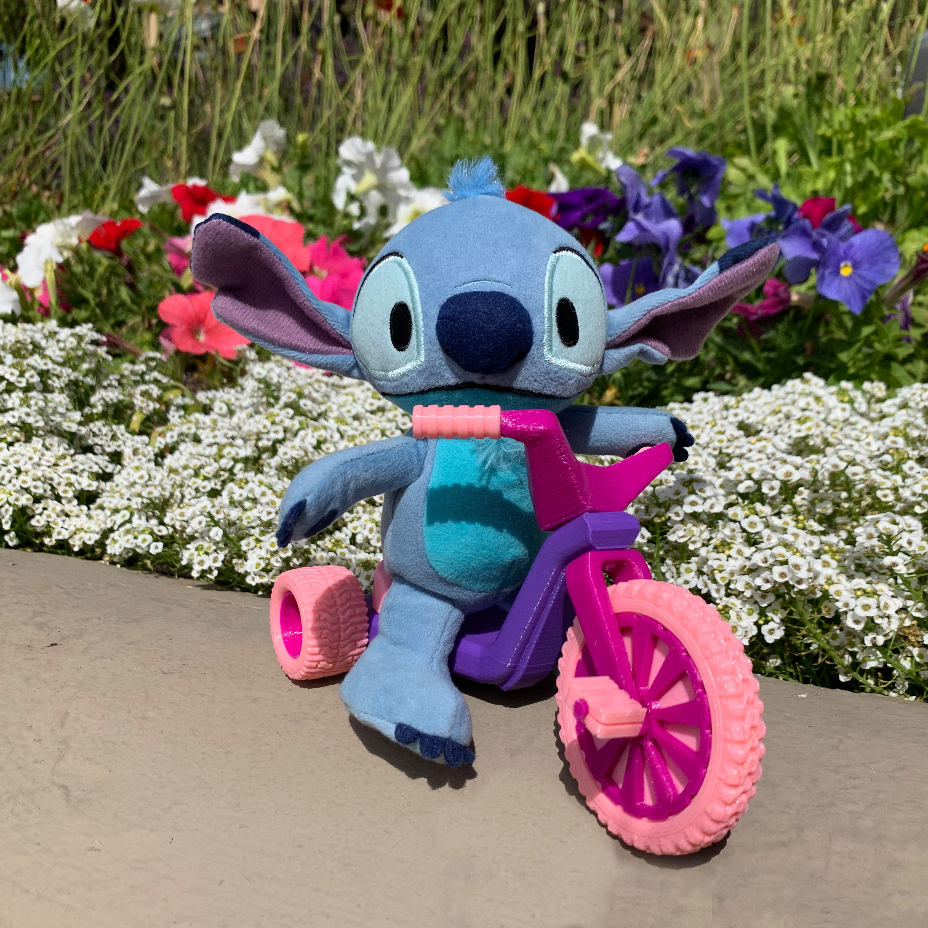 Mini Retro Pink Trike - Tricycle - Cycle for Disney nuiMOs and Other Plushies
