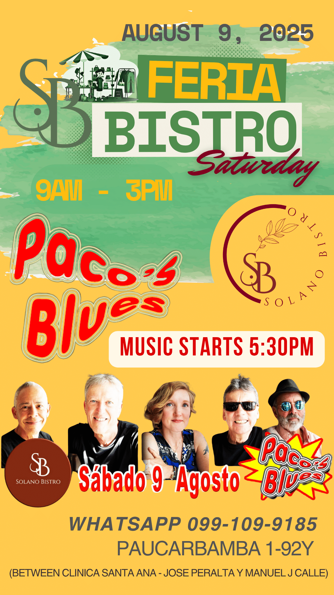 Weekend Alert: Live Music, Great Food and Feria!