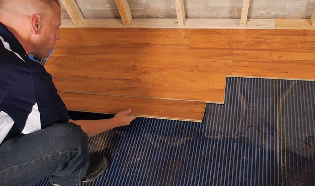 Under Floating Mat Heating System GRIP ELEMENTS