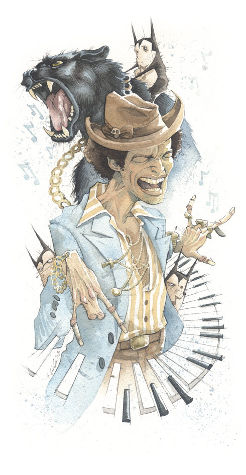 Bruno Mars gris grimly
