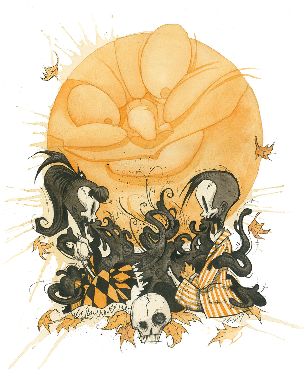 HARVEST MOON gris grimly halloween autumn