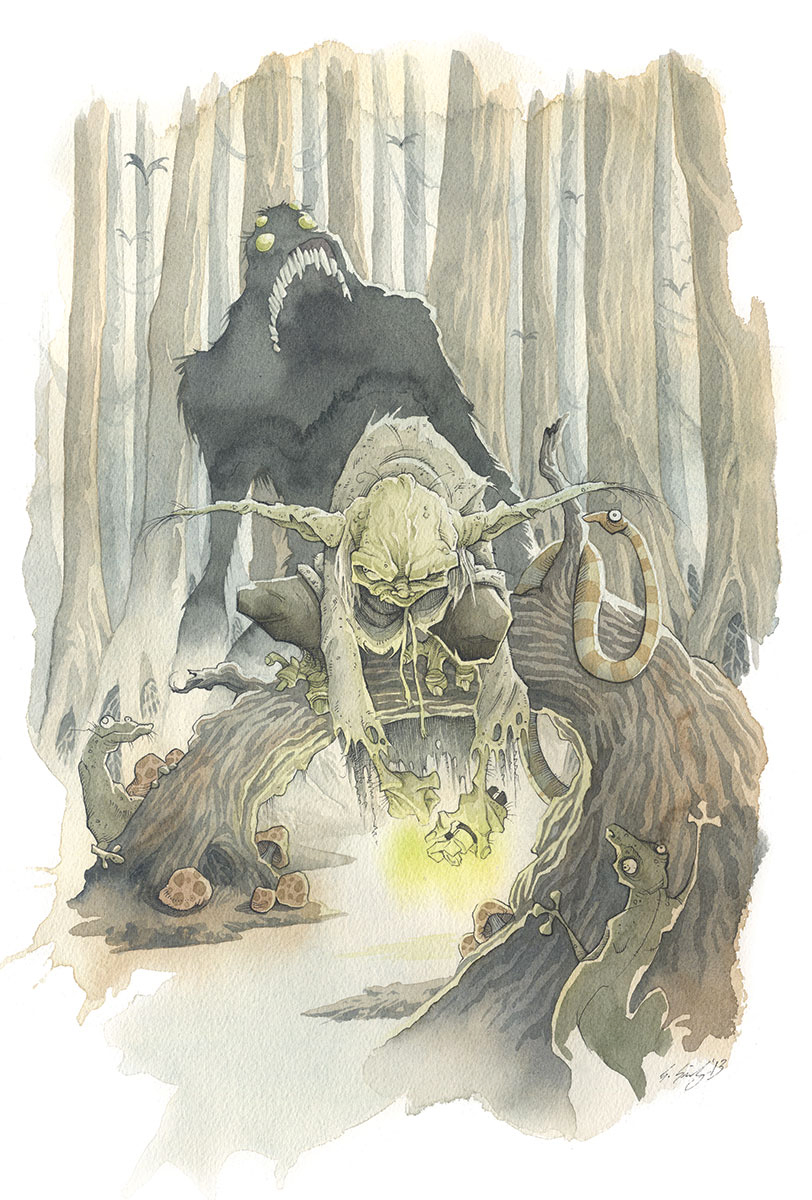 ITCHY TRIGGER FINGER gris grimly yoda star wars