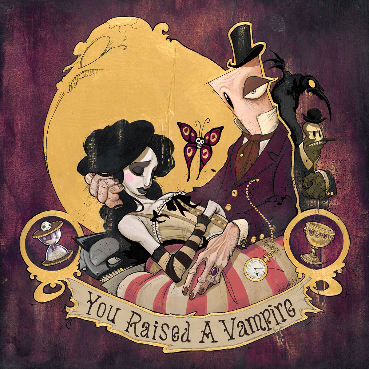 YOU RAISED A VAMPIRE gris grimly the moog