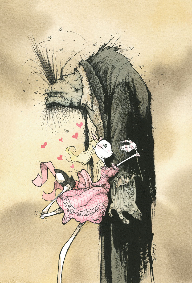 ZOMBIE AFFECTION little girl gris grimly